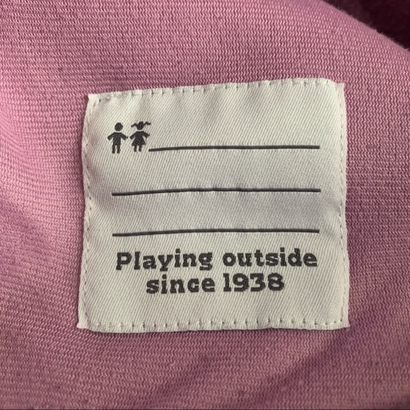 Columbia Size Medium Girls Pink Gray Full Zip Side Pockets Hoodie Fleece Jacket - Picture 4 of 4